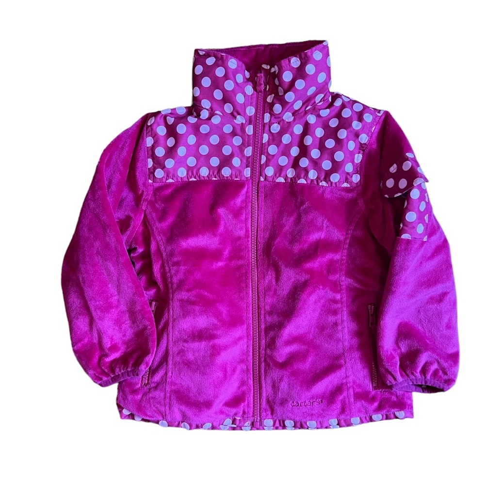 Carter’s Fall Velour reversible jacket Size 5